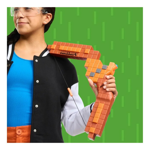 Nerf Arco Minecraft Bow Dispara Dardos Infantil Toyz Minecraft Bow