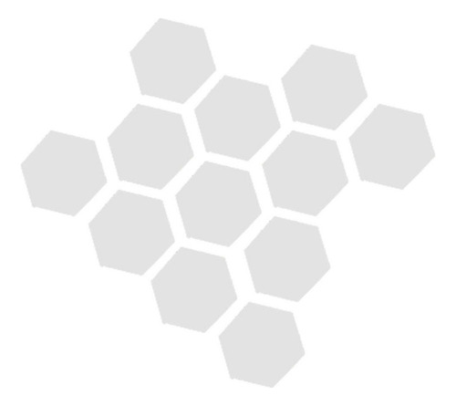 12 Piezas Hexagonales De Pared Adornos De Espejo Plata