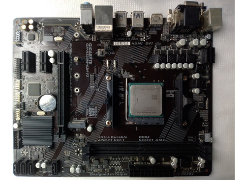 Placa Am4 Ga-a320m-s2h Gigabyte - Ryzen/a12/a10/a8/a6/athlon