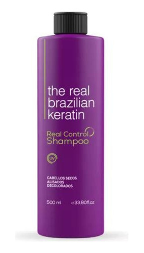 Shampoo Sin Sal Para Cabellos Secos 500ml Real Brazilian