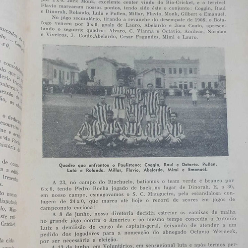 Botafogo Raríssimo Livro O Futebol No Botafogo 1904 A 1950