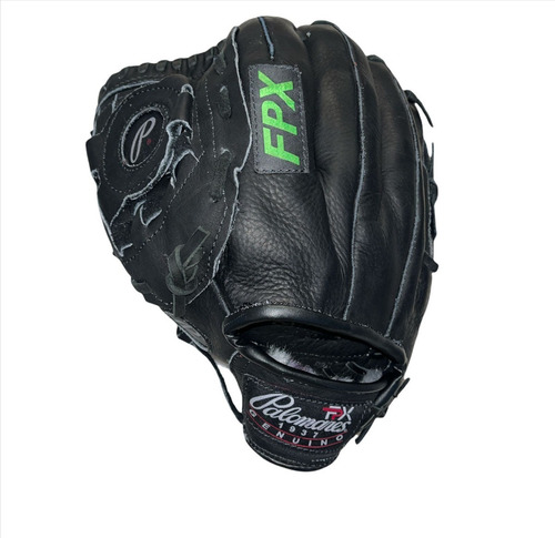 Imagen 3 de 5 de Guante Manopla Beisbol Zurdo Black 12.5 Palomares Genuinofpx