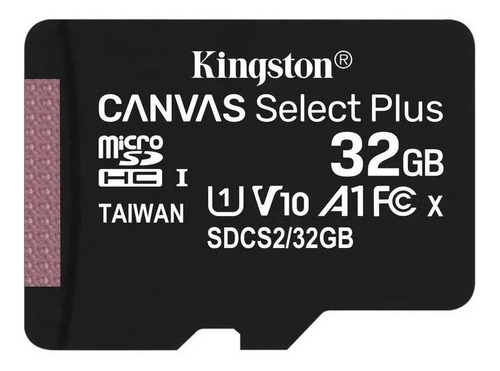 Imagen 2 de 2 de Memoria Micro Sd 32gb 100mb/s Clase 10 Kingston