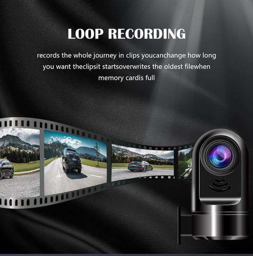 Para Y 1080p Hd 360° Rotación Mini Adas Dashcam Para Auto /