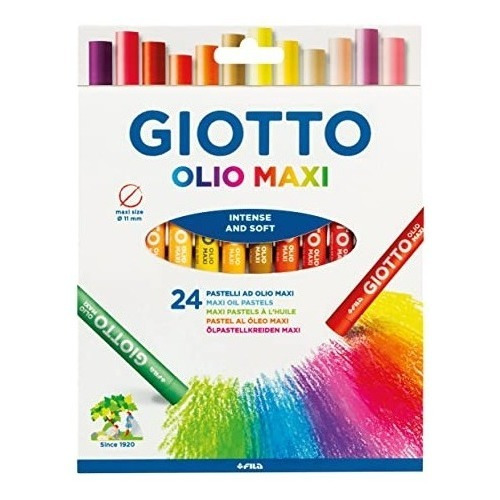 Giotto Olio Maxi X 24 Pastel Al Oleo