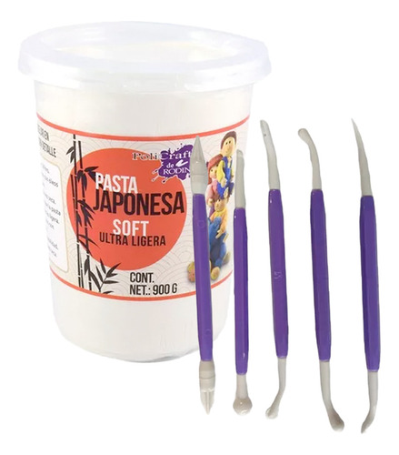 Kit De Porcelana Flexible + Estiletes Figuras Pasta Japonesa