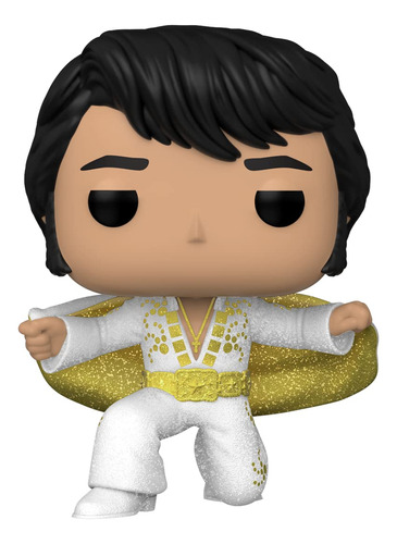 Figura Funko Pop De Elvis Presley Con Traje Pharaoh Brillo D