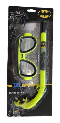 Set De Buceo Batman Dc Mascara Snorkel 