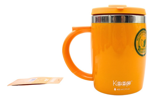 Vaso Termo Keep Mug Térmico Acero Inoxidable 400ml Colores