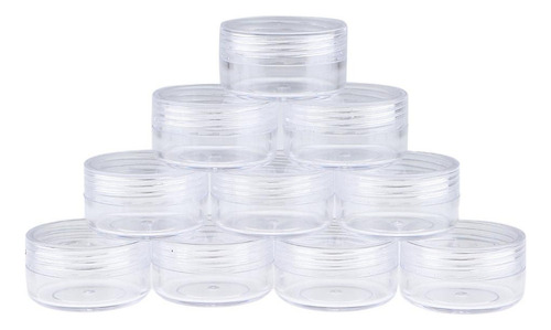 Recipientes De Crema Transparentes 2 Piezas