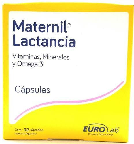 Suplemento en cápsula Eurolab  Maternil Lactancia vitaminas