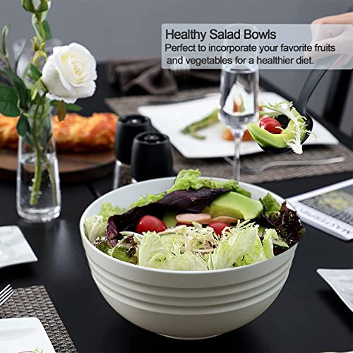 Set 6 Cuencos Irrompibles Para Ensalada, 2 Litros, Aptos Mic