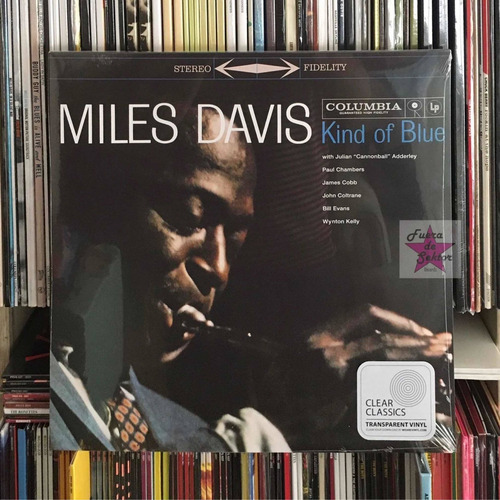 Vinilo Miles Davis Kind Of Blue Clear Vinyl Eu Import.