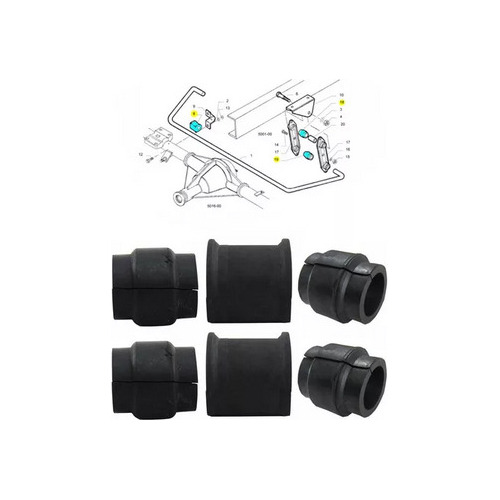 Kit Bujes Barra Estabilizadora Trasera Iveco Daily Original