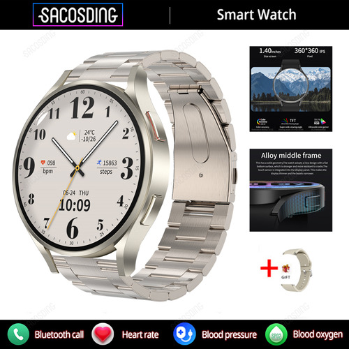 Reloj Inteligente Hombres Glucemia Smartwatch Para Samsung