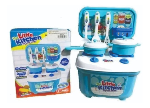 Cocina Pequeña Little Kitchen My Chef Set 12 Piezas