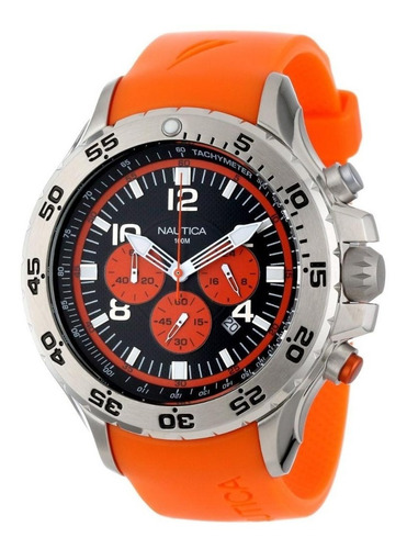 Relógio Nautica N14538g Laranja