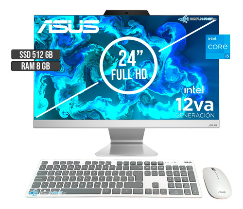 Todo En Uno Asus Intel Core I5 1235u Ssd 512gb + Ram 8gb