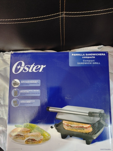 Sandwichera Parrilla Grill Oster Ckstpa288o Nueva 