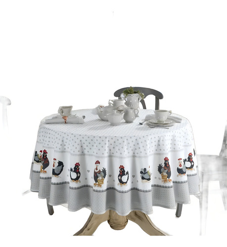 Toalha De Mesa Dohler Renova Redonda 1,80m - Lia D