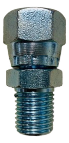 61un Adaptador Conexão Niple Emenda Mf 1/4 Npt X Fg 9/16 Jic