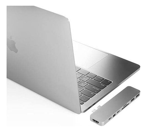 Hub Usb-c Sanho Hyper Hyperdrive Pro 8 En 2 Para Macbook