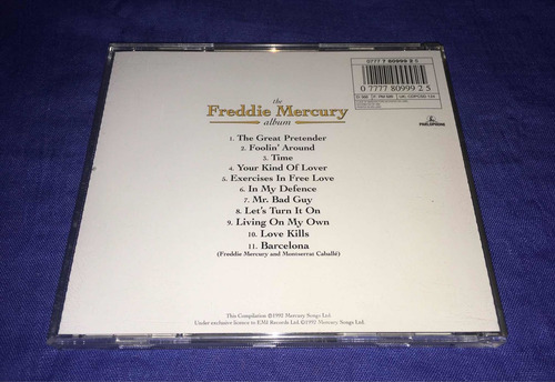 Freddie Mercury - The Freddie Mercury Álbum - Importado (Usado)