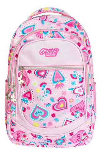 Mochila Con Estuche De Lapices Escolar Colegio Niña 