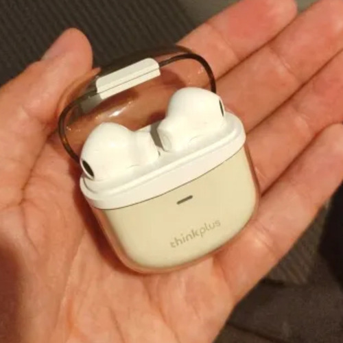 Auriculares estéreo inalámbricos Bluetooth 5.1 Lenovo Xt96 de color blanco