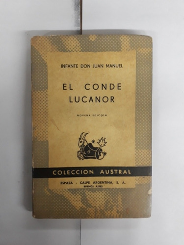 El Conde Lucanor  Infante Don Juan Manuel Colección Austral