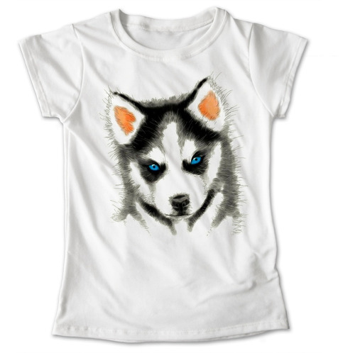 Blusa Dama Niña Perro Husky Siberiano Mascota #889