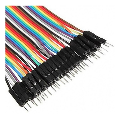 Cables Jumpers Dupont 20cm M-m 40 Pzas Proyectos Arduino