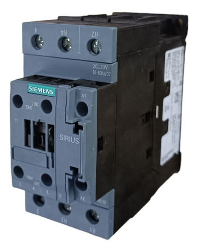 Contactor Siemens 3rt2535-1nb30, 40a Bobina 20-33vdc, No+nc