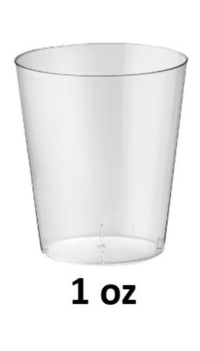 Vasos Murano Tipo Shot 1oz  Paq. 25und Ths