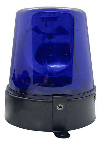 Baliza Seguridad Rotativa Giratoria Azul 220v Con Lámpara