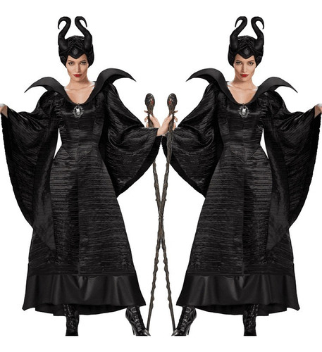 Disfraces De Cosplay De Halloween Maléfica Para Mujer