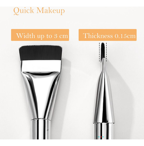 Brocha Para Base Brocha De Maquillaje Plana LĂquida Butiyo 1