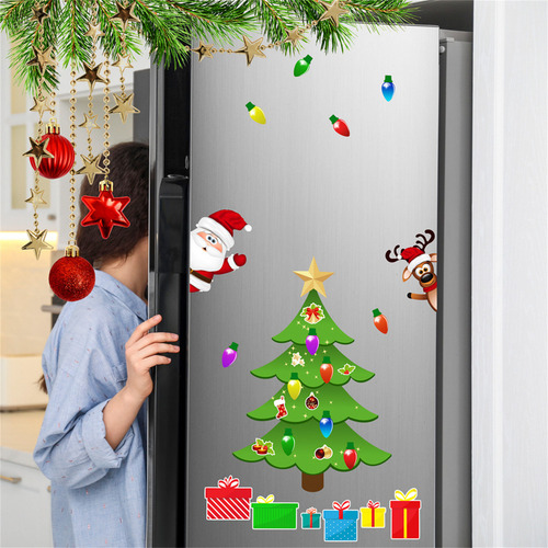 Adhesivo Magnético Navideño Para Puerta De Garaje, Revista P