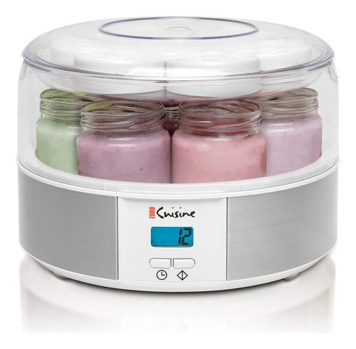 Euro Cuisine Yogurt Maker - Ymx650 Máquina Automática Dig...