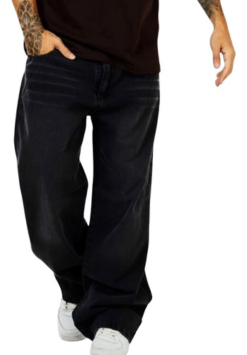 Jean Mom Baggy Hombre Pantalón Rígido Suelto