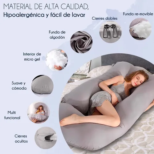 Almohada para embarazo y lactancia sale