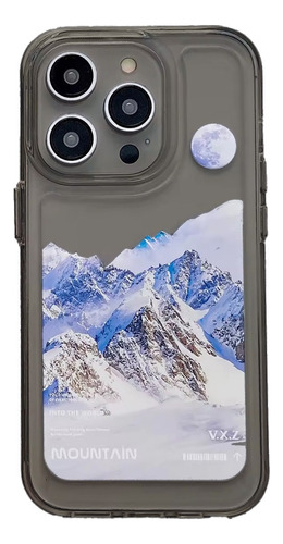 Protector Case Mountain Transparent P/ iPhone 15 - Cover Co