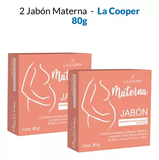 2 Jabón Materna - La Cooper 80g