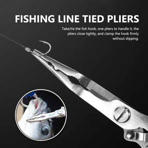 Alicates Atados Multifuncionales Para Cortar Líneas De Pesca