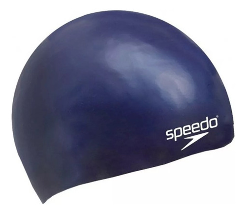 Gorro Speedo Plain Moul Sil Junior Azul Niño