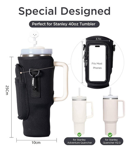 Funda Bolsa Para Termo Stanley 40oz Botellas Agua Con Correa