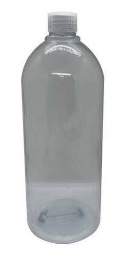 Envase Botella 1000cc 1l Shampoo Ideal Acond Pvc Tap Nat X10