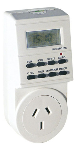 Timer Enchufable Digital Reloj Programable Interelec