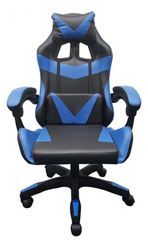 Silla Gamer Oficina Genérica Ergonómica Semi Cuero Giratoria