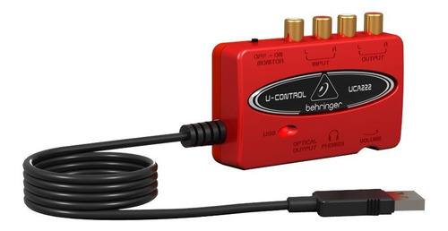 Interface de áudio Behringer U-Control UCA222